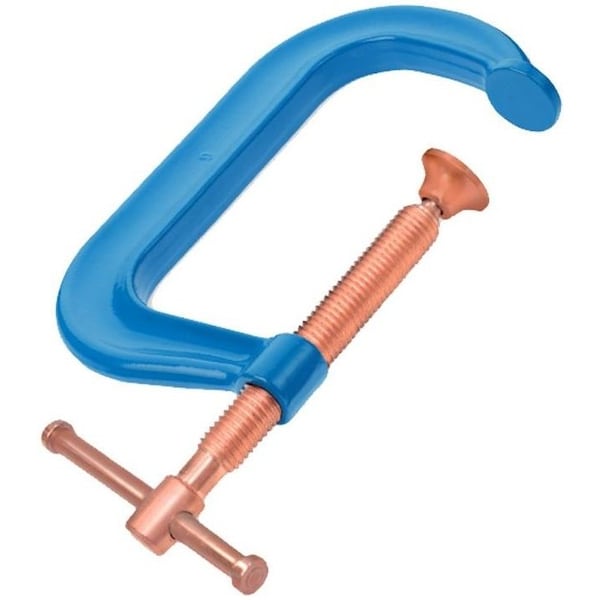 Kanca Forged Steel C Clamp W. Copper Plated Screw 200 Mm - 8 FC-200-C - main